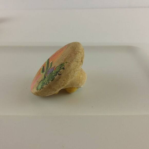 10 Southwestern clay hand-painted cabinet pulls - Picture 12 of 16